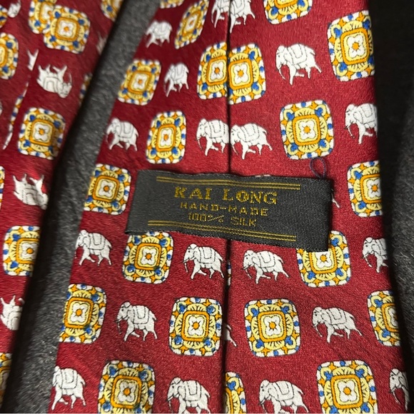 Kailong silk tie handmade - Picture 5 of 6